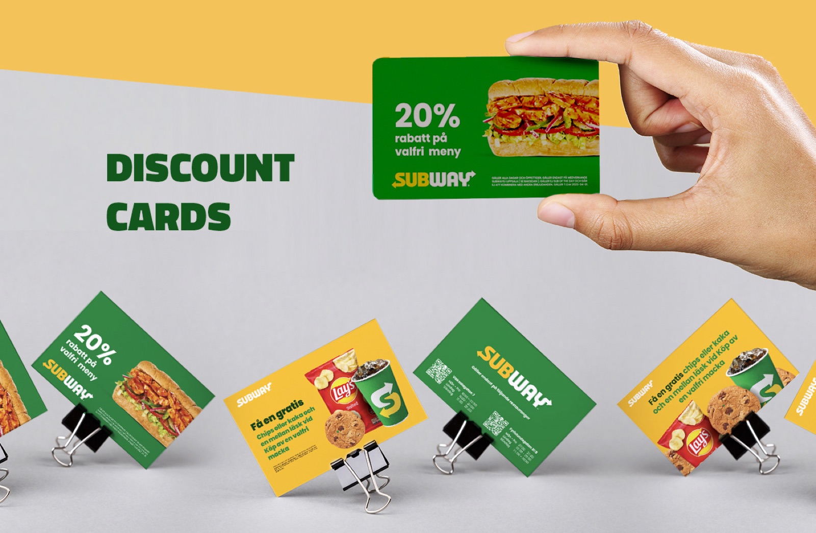 Rabattkort för Subway Uppsala